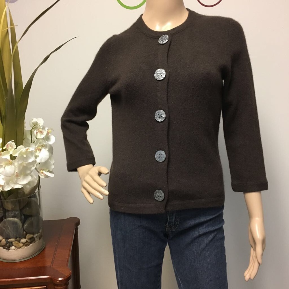 Banana Republic women’s brown 81% wool long Small